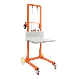 Palettenstapler Manueller Stapler Hochhubwagen 180 kg Tragkraft, Plattformhochhubwagen Hubwagen mit 105 cm Hubhöhe, Plattformstapler Stapler für Lager- und Industrieanwendungen