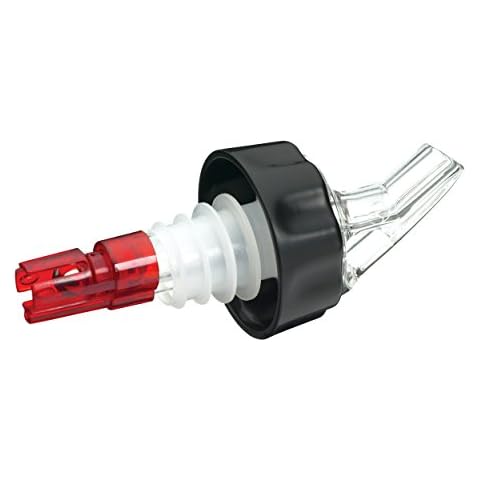 BarCraft KCBCSHOT 25ml Spirit Measure and Bottle Pourer, Black, 9.5 x 3.5 cm Cover