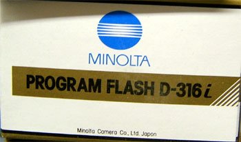 MINOLTA D316i electronic flash