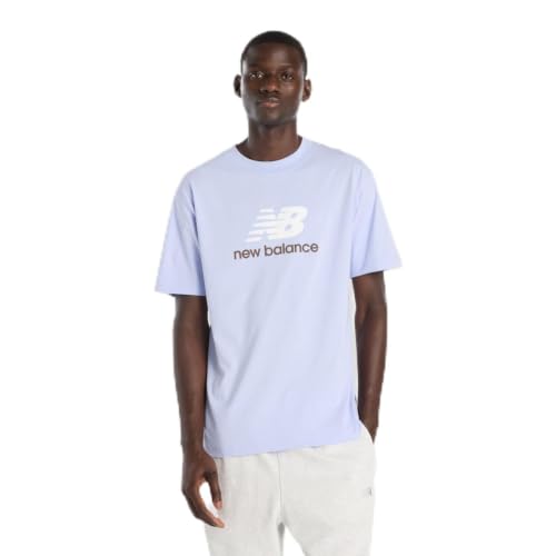 Camiseta Masculina New Balance Athletics Logo, Lilás Sereno, G