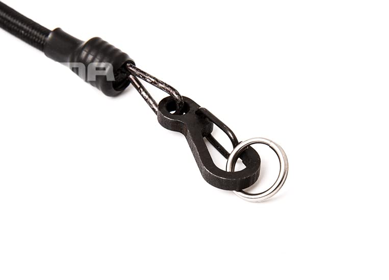 FMA Bungee Replacement Elastic Rubber Band Cord String Hook ?1 Pair? for ARC Helmet for Fixed NVG VAS (BK)