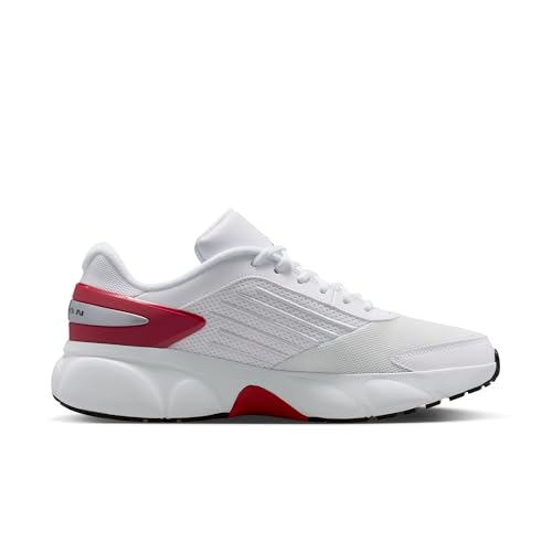 Image of Nike Mens Trunner Flow White /Black-Gym RED-Metallic Silver Running Shoes 9 UK