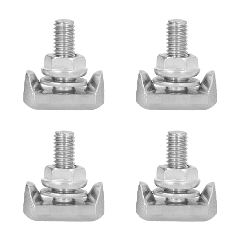 Bamyli Lot de 4 bornes de batterie de voiture 19116852 - Vis de serrage en T - Accessoires de rechange pour réparation de batterie de voiture (4)