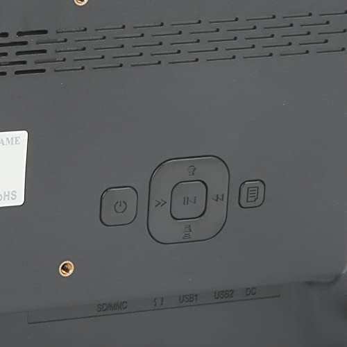 Porta-retrato digital inteligente de 12 polegadas, porta-retrato digital de alta definição com contr