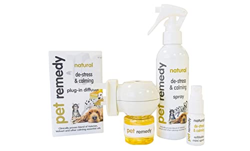 Pet Remedy Refil de difusor de encaixe natural desestresse e calmante para gatos e cães 40 ml, pacot