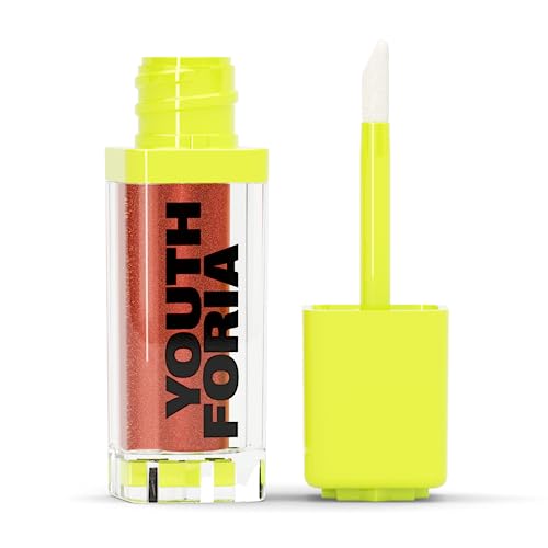 Youthforia Dewy Gloss Hydrating & Nourishing Tinted Lip Oil For High Shine Reduces Appearance Of Dry Lips Vegan & Cruelty-Free Play With Fire