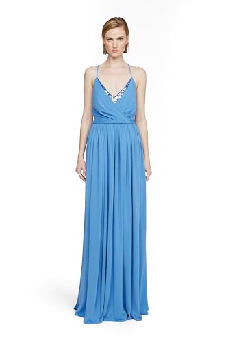 H HALSTON Women's Jeanne Matte Jersey Gown