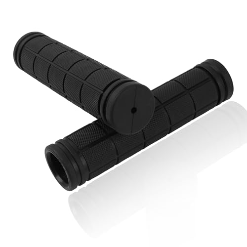 2 PCS Poignées de Vélo, Poignées de Guidon de Vélo 22mm, Poignée VTT, Poignet Vélo, Poignée Trottinette, Poignée en Caoutchouc Souple, Ergonomiques en...