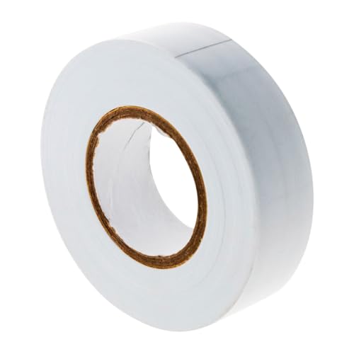 Zenitech - Rodillo Adhesivo Eléctrico 19mm x 20m - Resistente a la Humedad y Temperaturas Variables - Blanco - 20m