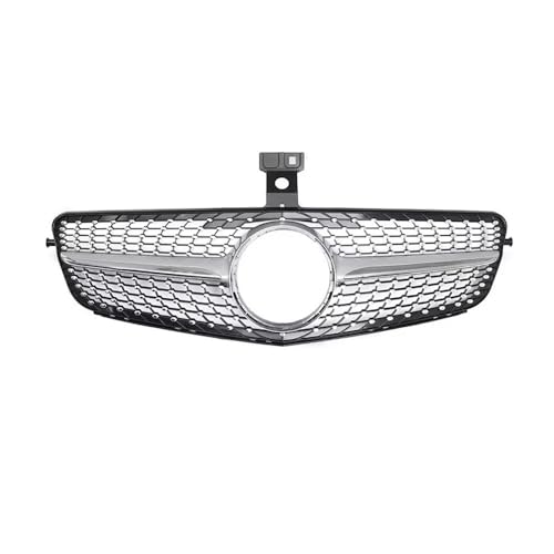 Calandre moulage capot premium pour Mercedes W204, finition prestige argent et noir