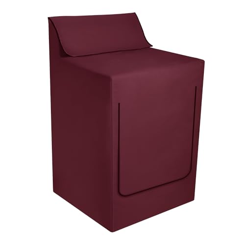 GILA Funda Para Secadora de Carga Frontal (Protector Impermeable Pro-Mesh color Tinto GILA Premium)