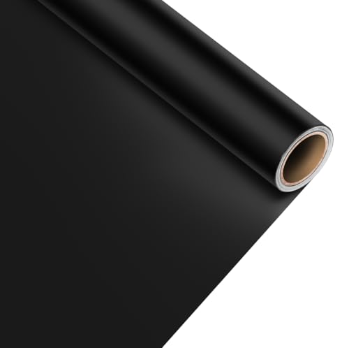 Image of VViViD Total Blackout Adhesive Vinyl Window Tinting Sheets (50ft x 5ft, Matte Black)