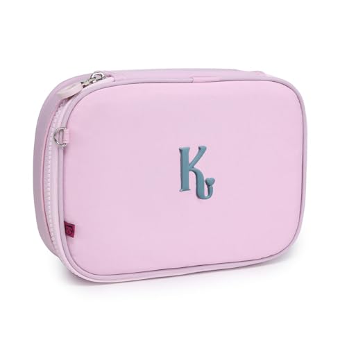 Estojo Box Organizador Kika Escolar Quadrado Grande Feminino (Rosa)