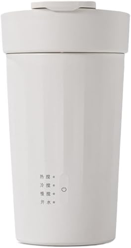 AZIEBAY全自動ミルクパウダー小型家庭用ミキサー 卵ビーター兼用 操作簡単 コンパクトデザイン軽量省スペース 朝食に便利で速い