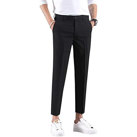 MOGU Slim Fit Ankle-Length Dress Pants Cover