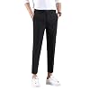 MOGU Ankle-Length Dress Pants for Men Slim Fit Cropped Trousers