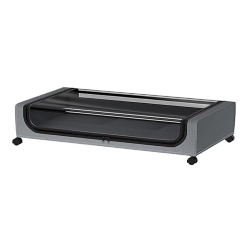 Caja organizadora bajo cama con ruedas ideal para dormitorios ordenados 2