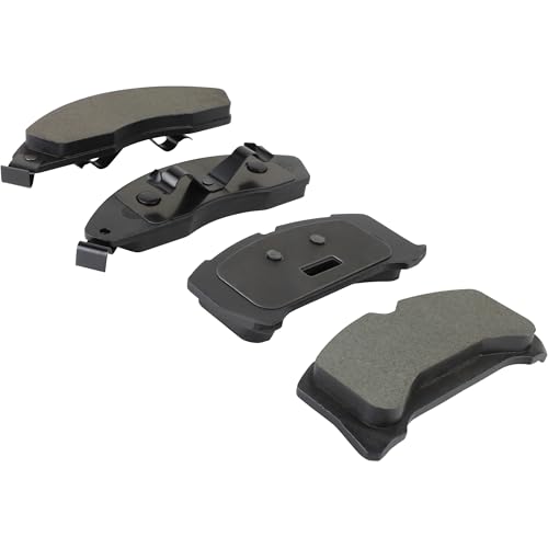 Image of QUALITY-BUILT Front Semi-Metallic Brake Pads, Premium 1001-0152M, Compatible with 1978-1983 Ford /Mercury (Capri, Cougar, Fairmont, Granada, LTD, Marquis, Mustang, Thunderbird, Zephyr)