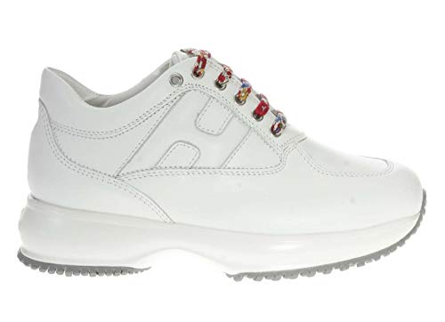 SCARPE Hogan Junior Interactive H Festellata Primavera Estate 2019 Bianco 30 Taglia Europea : 30