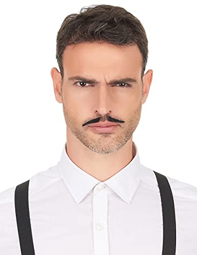 DEGUISE TOI Bigode de gangster para adulto