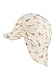 Sterntaler Wende Schirmmütze Giraffen - Sommermütze aus Baumwolle mit Print und Nackenschutz - Wendeseite aus Musselin (Bio) - UV-Schutz 50+ Sonnenmütze - Baby Kinder Kopfbedeckung - Natur, Größe 43