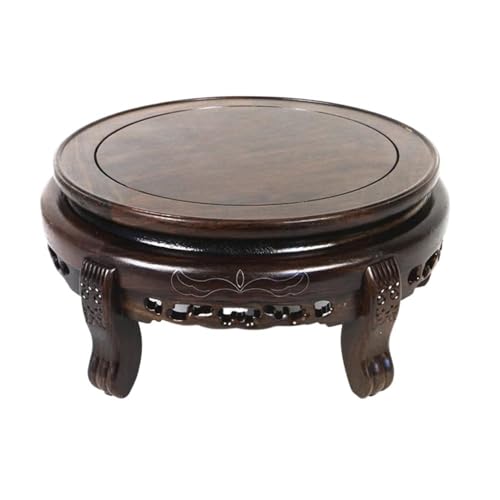 Support portable en bois de qualité supérieure pour petit pot de fleurs
