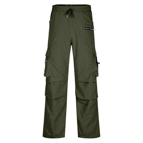 Men's Cargo Pants Loose Fit Sweatpants Stretch Elastic Waist Pants Drawstring Trousers Casual Athletic Cargo Jogger4