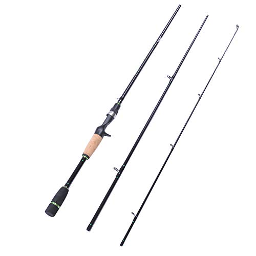 Fiblink Baitcasting Rod Carbon Fiber Bass Fishing Rod Fuji Guides Casting Rod Portable