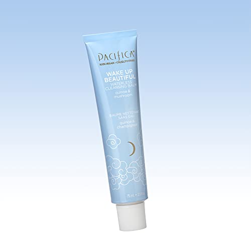 Pacifica Wake Up Beautiful Cleansing Balm & Makeup Remover - 2-in-1 Waterless Face Cleanser for Dry & Sensitive Skin, Hydrating No-Rinse Balm Dissolves Stubborn Makeup, 2.5oz - Thumbnail 4
