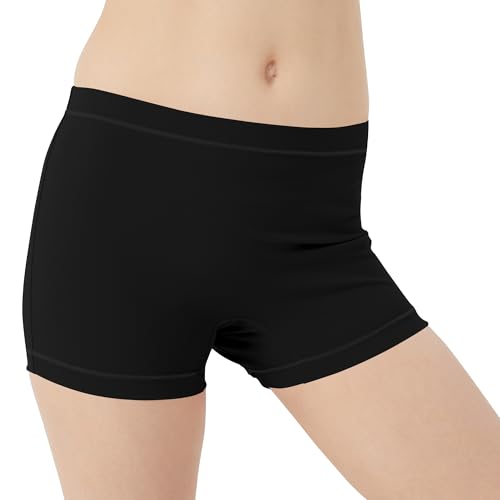 Image of QBK Toddler Girls Swim Shorts 2T-14 Boyshort Swimsuit UPF 50+ Quick Dry Rash Guard Swim Bottoms