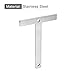 Tool parts 3.94 Inch Stainless Steel House Letter T for Mailbox Hotel Address Door Sign