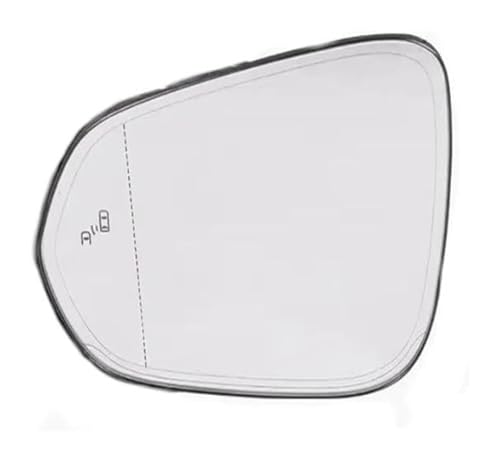 ミラーガラス 用 レクサス 用 RX 用 RX300 用 RX350 用 RX450 2015-2023年式 ヒーター付き ブラインドスポットカーミラー 外装サイドガラス(2PCS left and right)