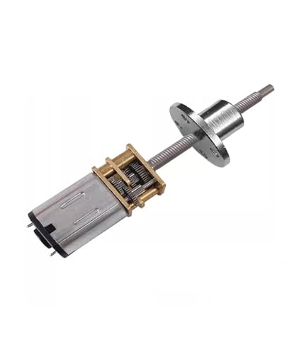 Motor reductor de CC para cerraduras electrónicas GA12-N20 mini motor con eje largo de 34mm 4