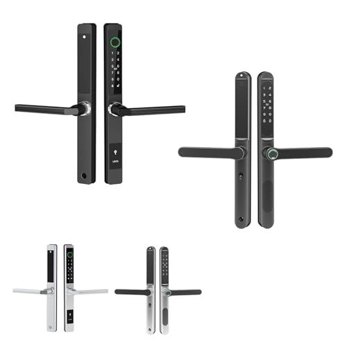 Serrure connectée TTLock avec empreinte et code pour porte en verre - 2