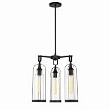 Eurofase Yasmin 3 Light Large Outdoor Pendant with Satin Black Finish