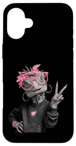 Cool Sassy �C�O�A�i ঒��� �}�} �s���N ���K�l �g�J�Q ���l �X�}�z�P�[�X iPhone 16 Plus �p