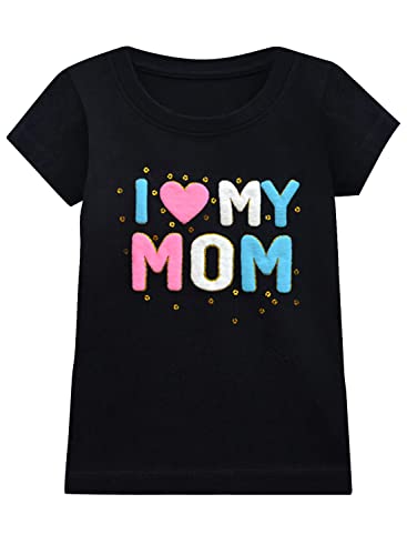 Image of A.T.U.N. (ALL THINGS UBER NICE) Girls Printed Round Neck Short Sleeve Regular T-Shirt