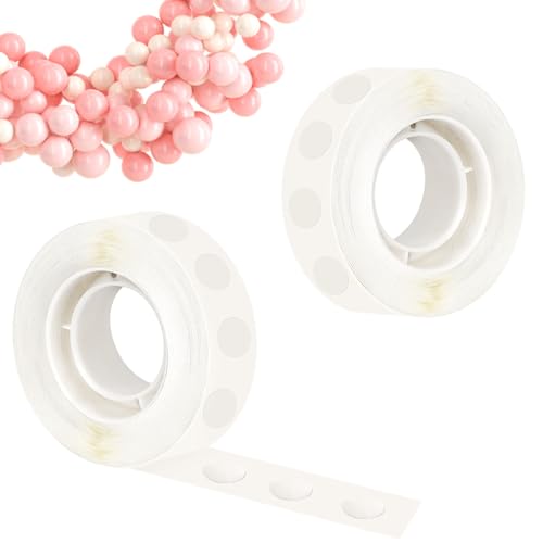 elzle 620 Pezzi Punti Colla per Palloncini,Palloncini di Colla a Puntini Rimovibili,Punti Colla su Doppio Lato, per Matrimoni, Natale, Compleanni, Feste, Decorazioni Fai Da Te, Scrapbooking