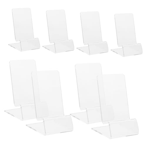 RORPOIR 10piezas Soporte De Acrílico para Teléfono Móvil Soporte De Escritorio Transparente para Móviles Accesorios De Oficina para Mujeres Exhibidor para Teléfonos Escritorios