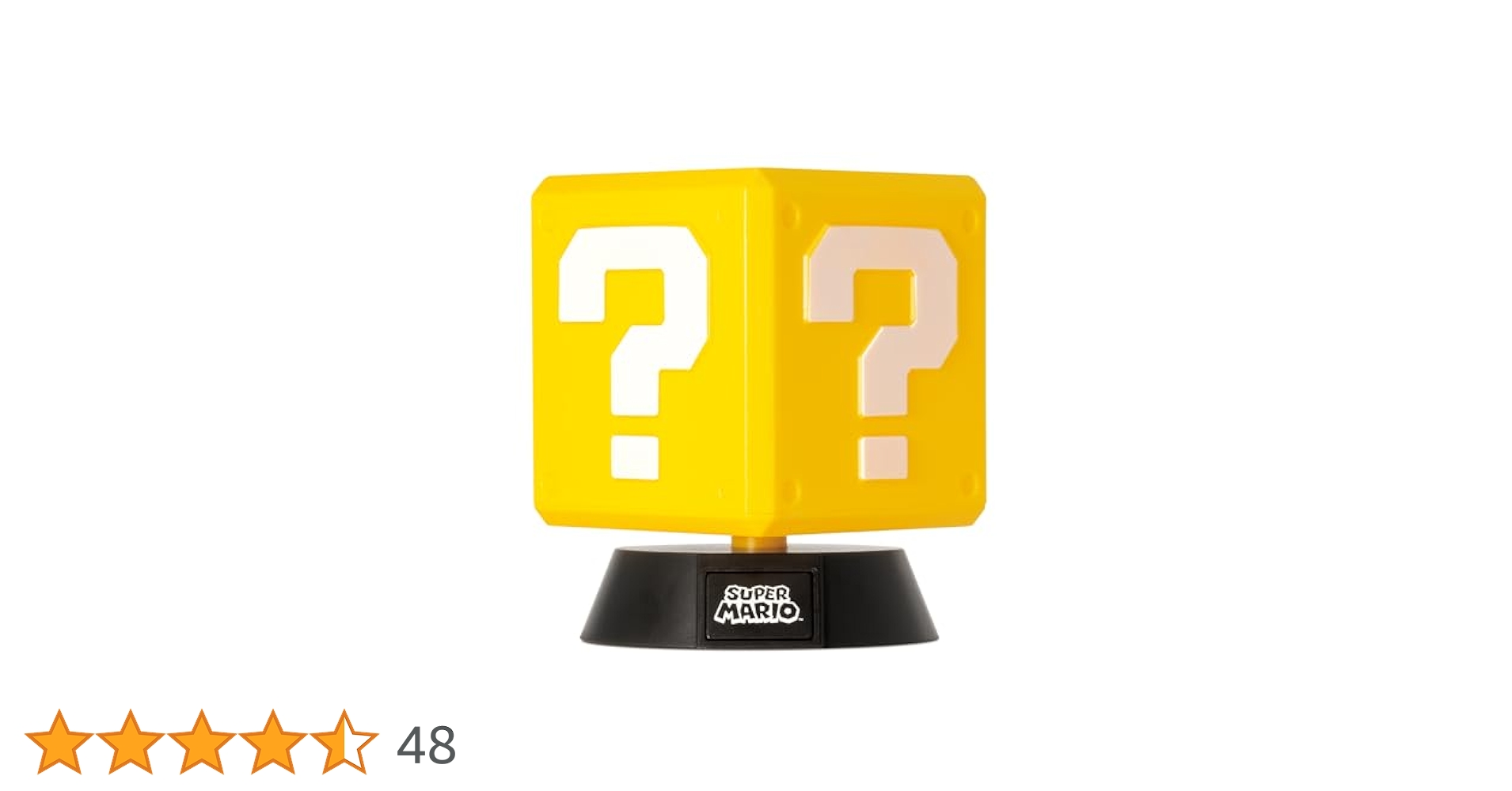 ハテナブロック　マリオ　LED　ネオン　光る　間接照明　ライト　15cm　【残3 ハテナブロック マリオ LED ネオン 光る 間接照明 ライト 15cm