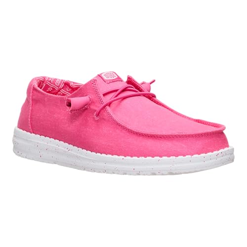 Image of HEYDUDE Women's Wendy Stretch Canvas Slip On Shoes | Easy On Loafer