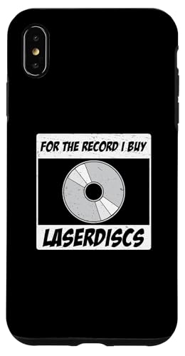 Carcasa para iPhone XS Max Para el registro Compro Laserdiscs Awesome Laserdisc Collectors