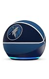 Amazon Echo Dot (newest model) | Officially Licensed NBA Limited-Edition | Minnesota Timberwolves