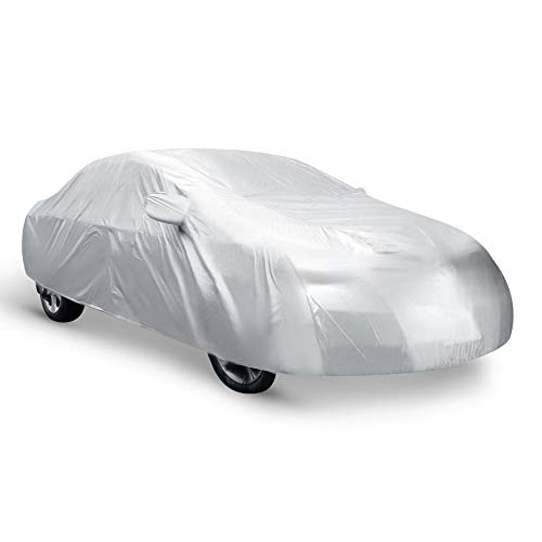 Image of uxcell XXL Car Cover Waterproof Sun Snow Dust Rain Resistant Protection 5.35M x 2M x 1.6M