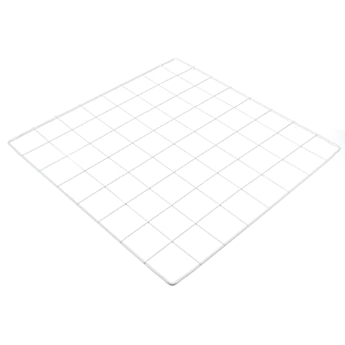 PATIKIL 14"x14" Wire Grid Panel, 4 Pack Wall Grid Decorative Panels Board Photo Pictures Display Decor Hanging Organizer for Home Office, White