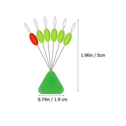 10 Pcs Pequenos Acessórios De Pesca Flutuador De Pesca De Fluorescência Flutuador De Borracha Para P