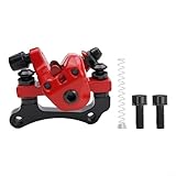 Ensemble de freins à disque de vélo avec étriers avant et arrière de 160 mm en alliage de cuivre Base en cuivre pour réduction du bruit pour mécanique (plaquettes de frein à disque)