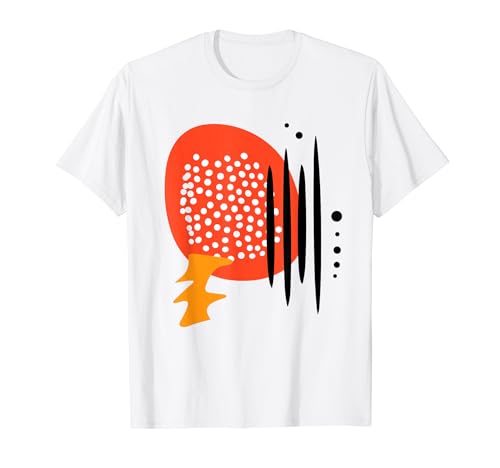 Abstract Art Mid Century Retro Inspired Geometric T-Shirt