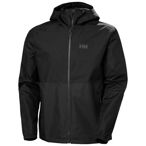 Helly Hansen Herren Hh Hilo Regenjacke, 990 Schwarz, XXL