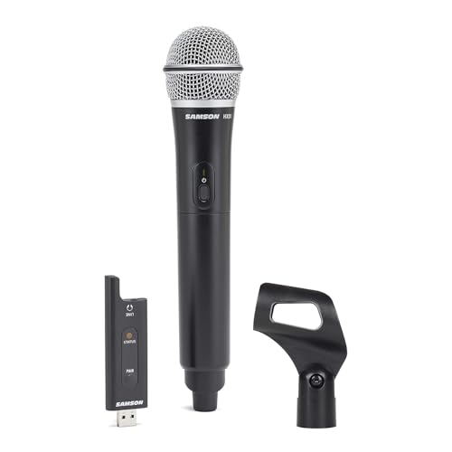 SAMSON Stage XPD2 Handheld USB Digital Wireless Q6 Microphone Mic+Clip
